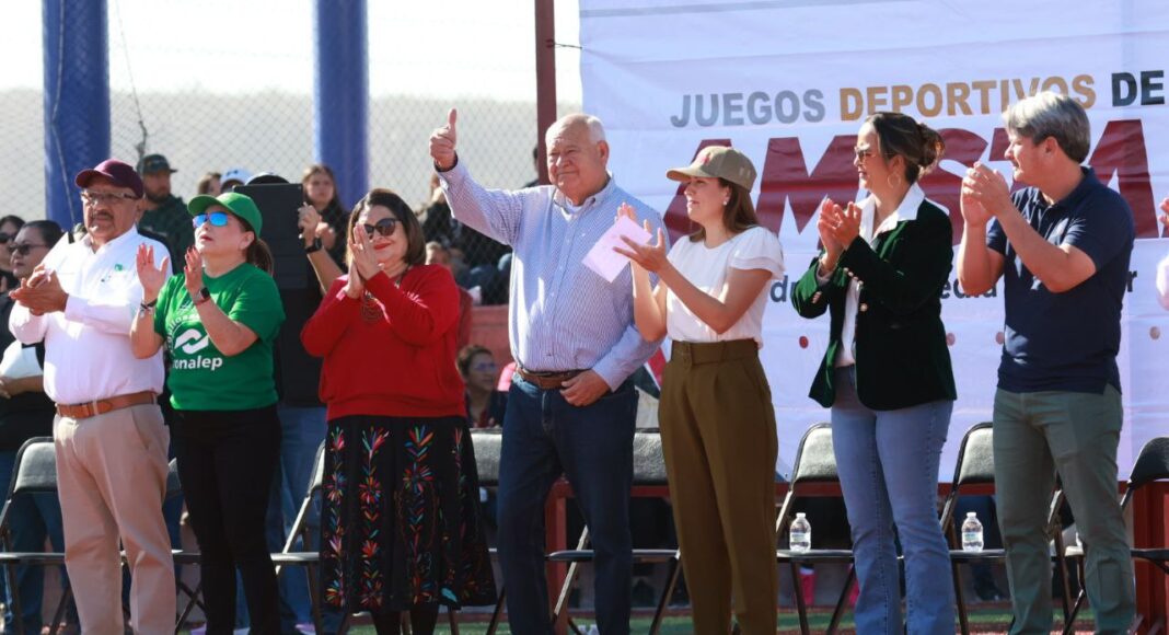 El gobernador Víctor Castro pone en marcha los Juegos Deportivos de la Amistad en La Paz.