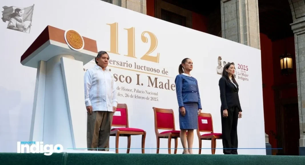 Sheinbaum rinde homenaje a Francisco I. Madero en su aniversario luctuoso