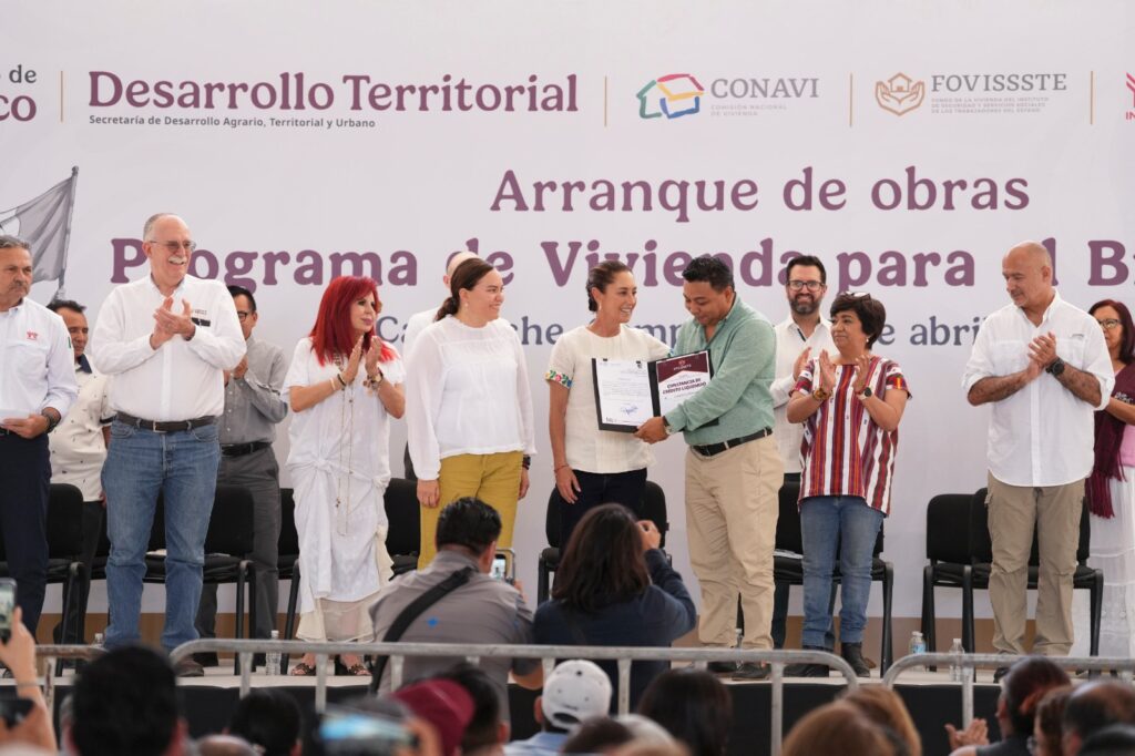 Claudia Sheinbaum inicia proyectos en 4 estados del país