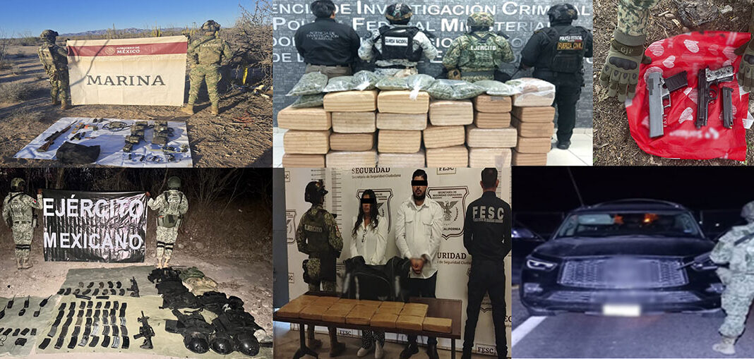 Operación Frontera Norte deja 2,670 detenidos y decomisos