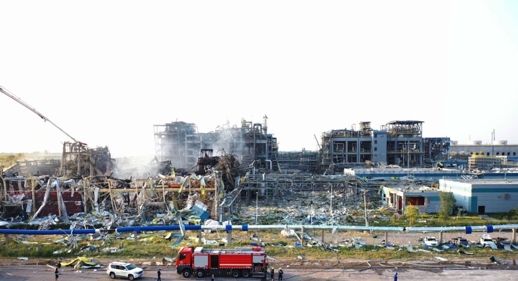 Explosión en planta química de China deja cinco muertos y seis desaparecidos