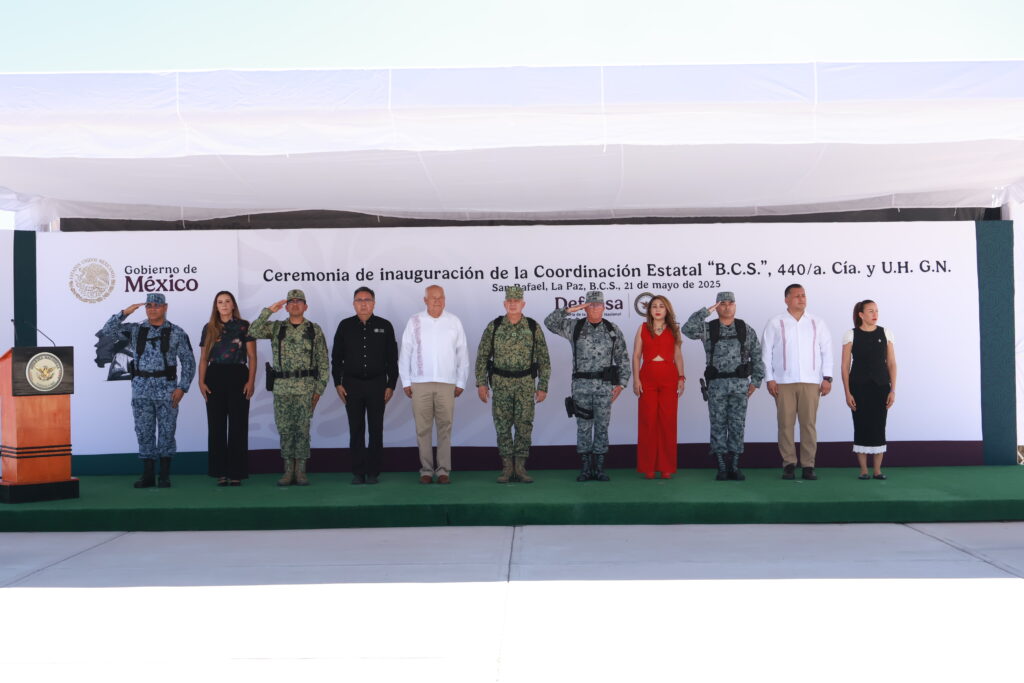 Inauguran instalaciones de la Guardia Nacional en La Paz