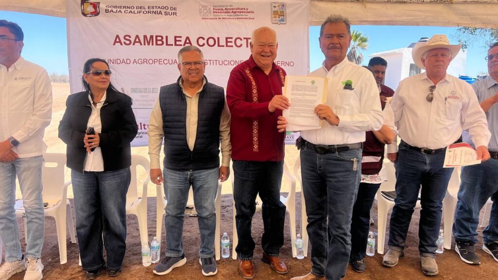 Gobernador de BCS impulsa acciones contra la sequía en Comondú