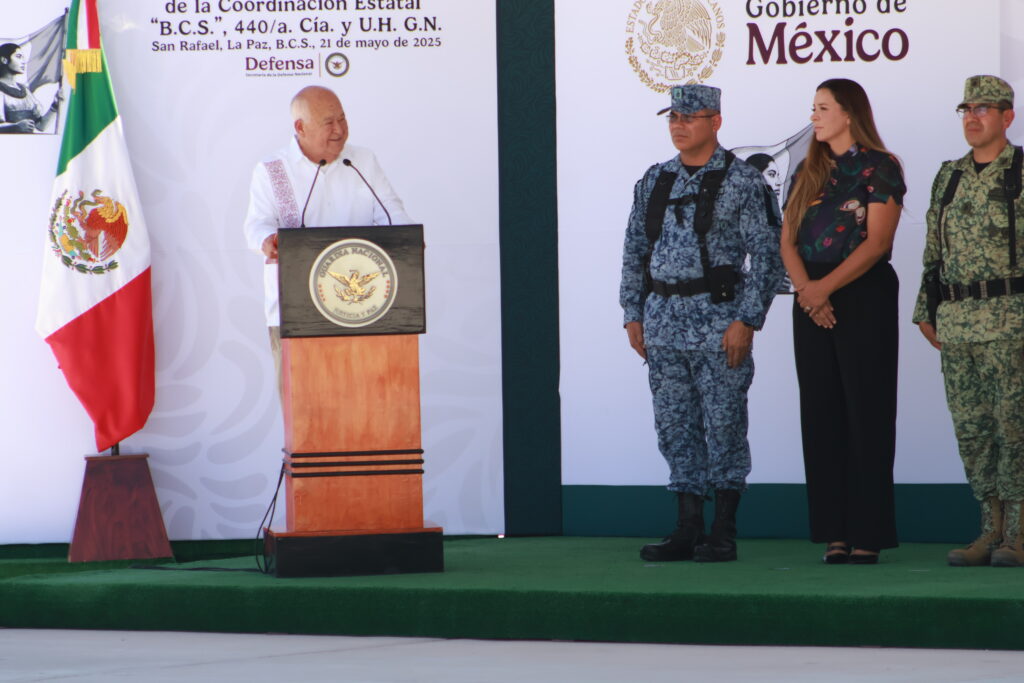 Inauguran instalaciones de la Guardia Nacional en La Paz
