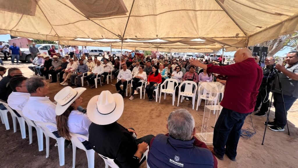Gobernador de BCS impulsa acciones contra la sequía en Comondú