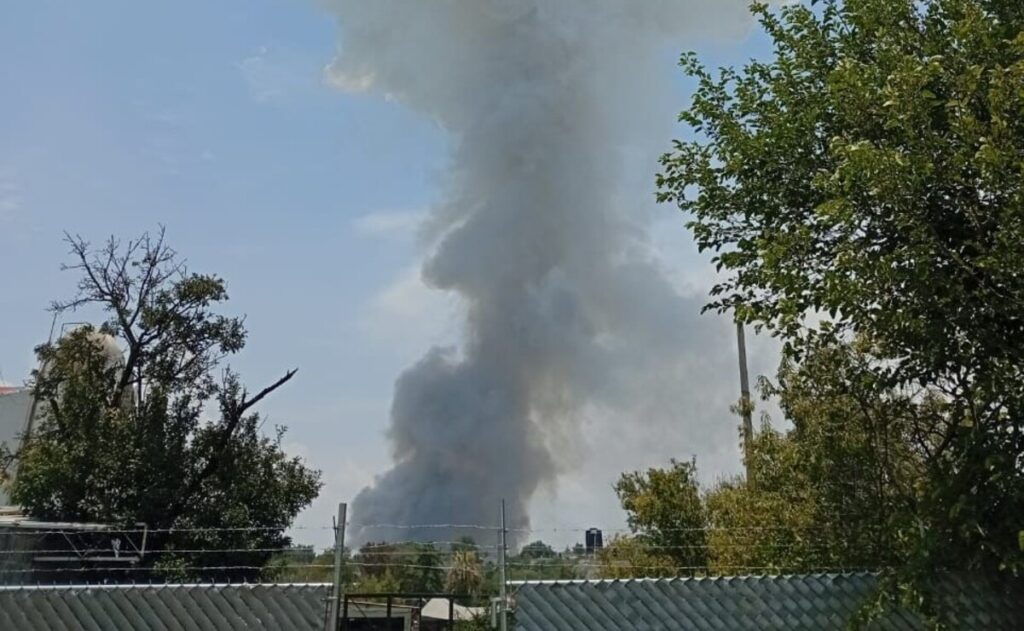 Explosiones en cadena en talleres pirotécnicos de La Saucera, Tultepec