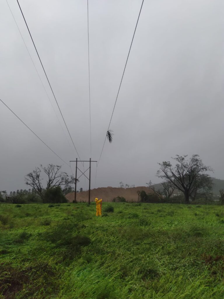 CFE restablece el 26% del servicio eléctrico en Oaxaca tras paso del huracán Erick