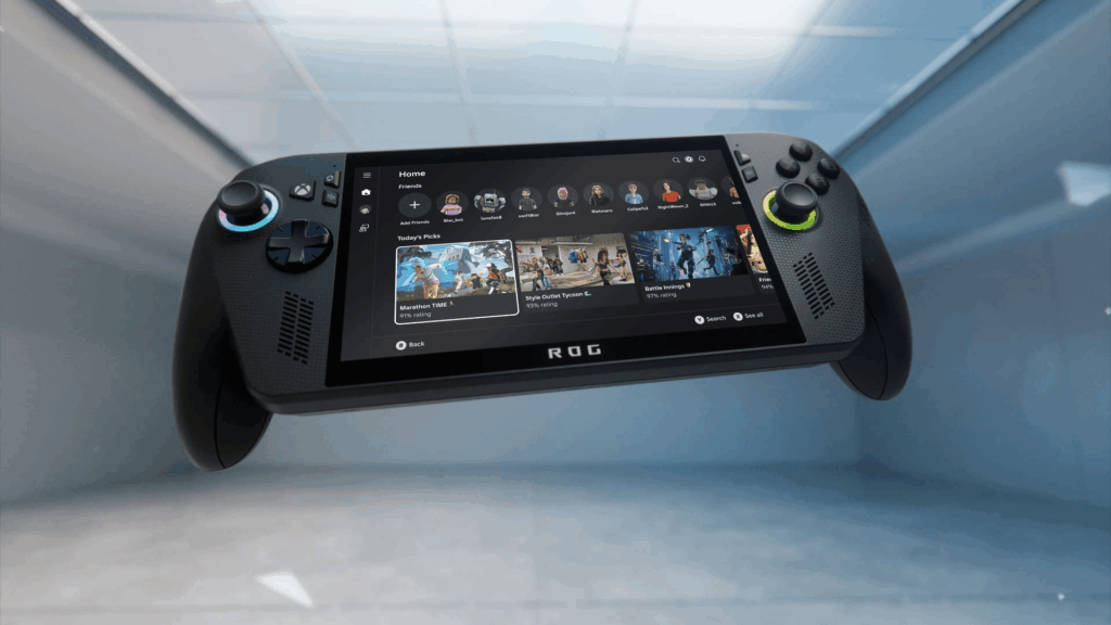 Xbox presenta su primera consola portátil: ROG Xbox Ally
