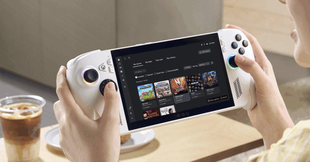 Xbox presenta su primera consola portátil: ROG Xbox Ally