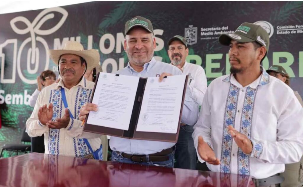 Más de 10 millones de árboles para reforestar Michoacán
