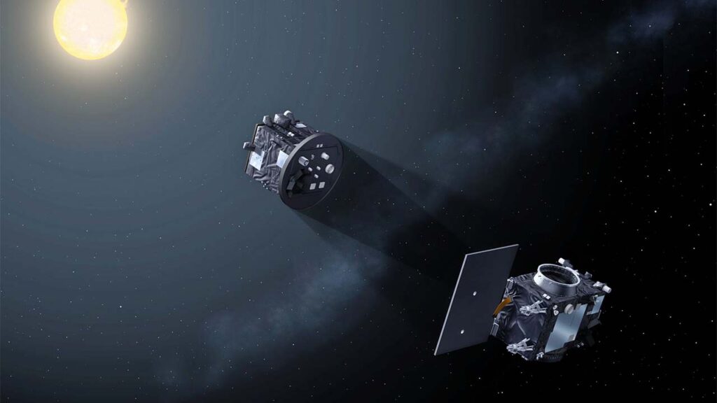 Satélites europeos logran eclipses solares artificiales en órbita