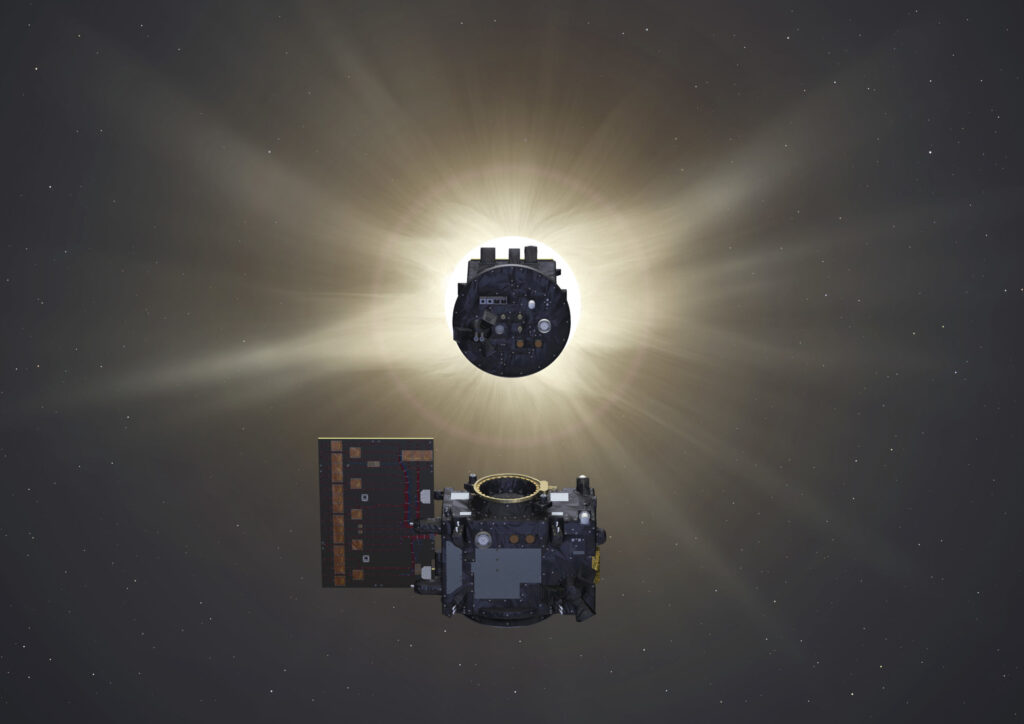 Satélites europeos logran eclipses solares artificiales en órbita