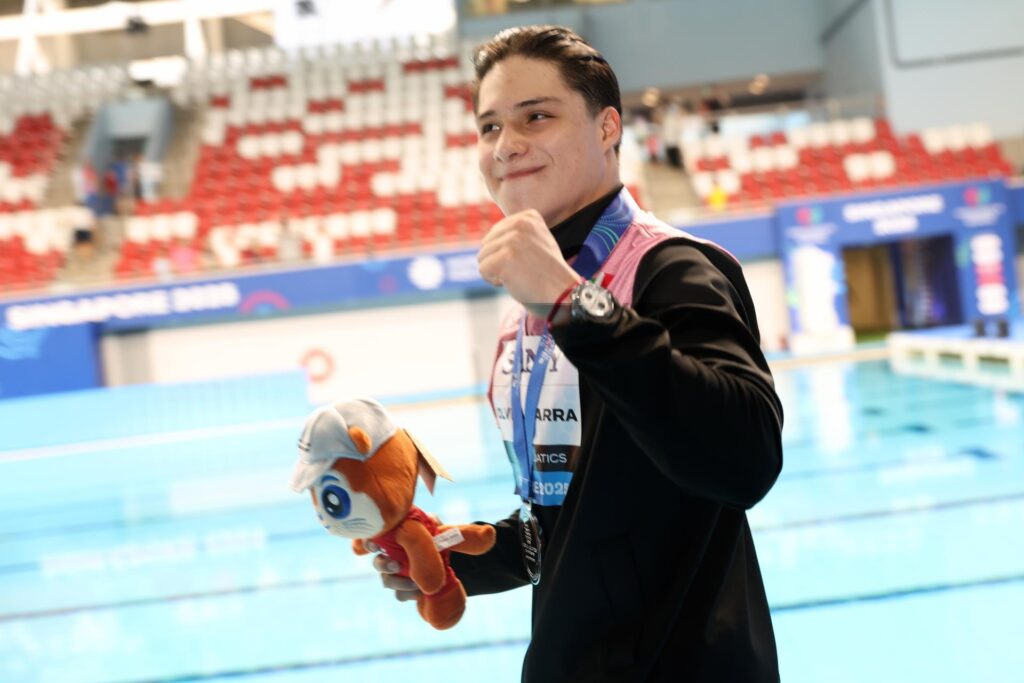 Osmar Olvera gana su segunda plata en el Mundial de Singapur