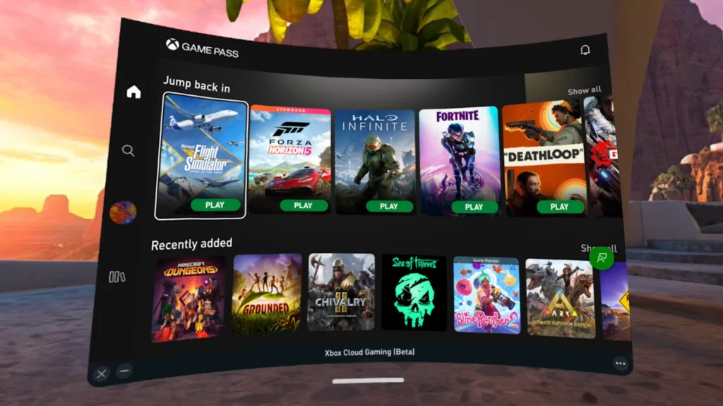 Xbox Cloud Gaming suma historial de juego entre dispositivos