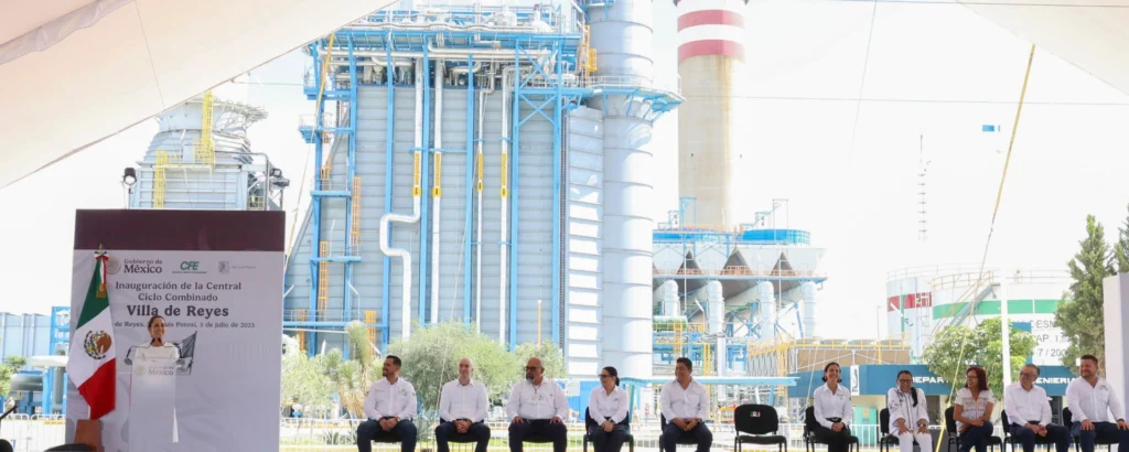 Claudia Sheinbaum inaugura planta de ciclo combinado en San Luis Potosí