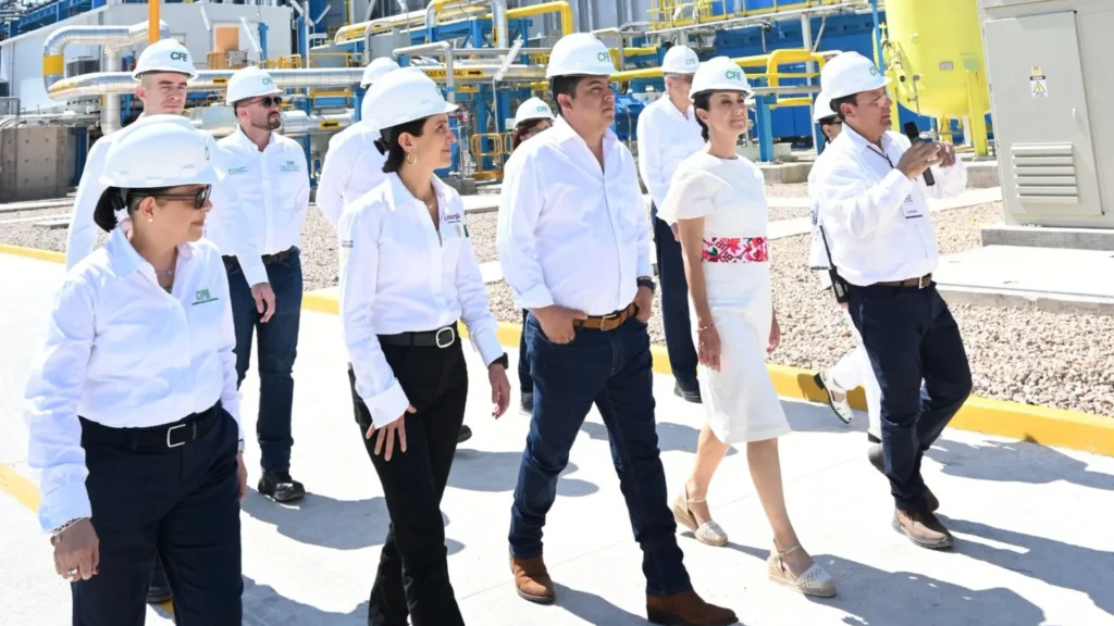 Claudia Sheinbaum inaugura planta de ciclo combinado en San Luis Potosí