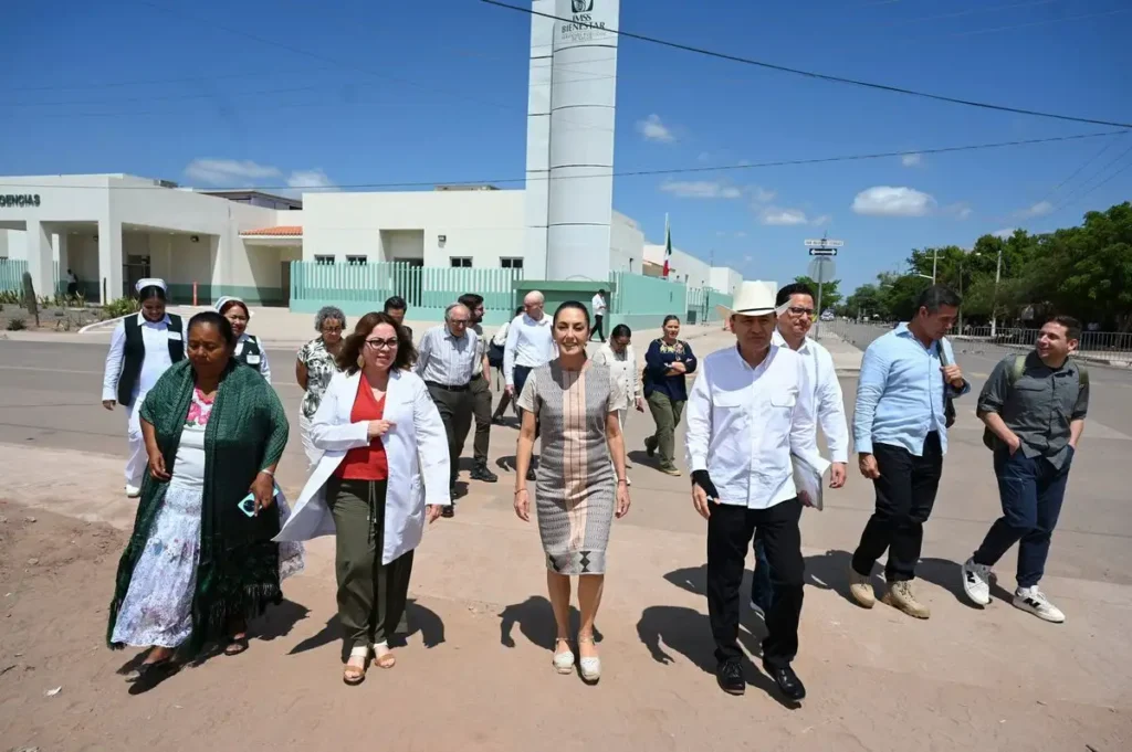 Inaugura Sheinbaum hospital IMSS Bienestar en territorio yaqui