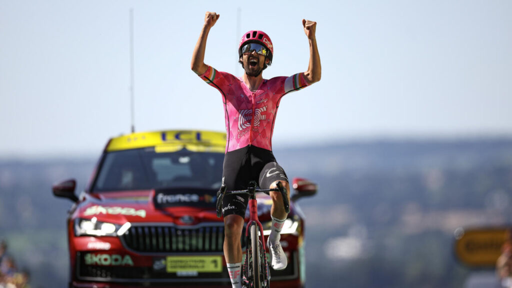 Ben Healy conquista en solitario la sexta etapa del Tour de Francia