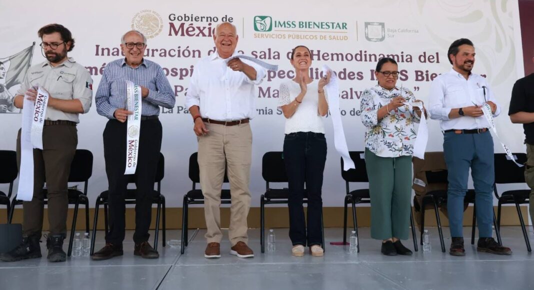 Sheinbaum inaugura sala de hemodinamia en La Paz, BCS