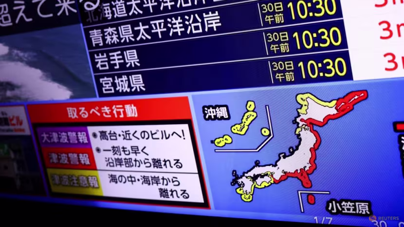Japón emite alerta de tsunami tras sismo 8.8 en Kamchatka
