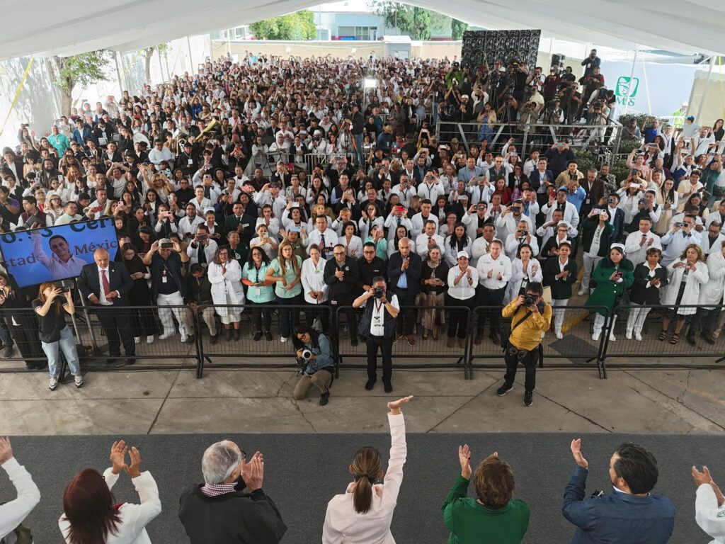 Sheinbaum inaugura Unidad de Medicina Familiar en Ecatepec