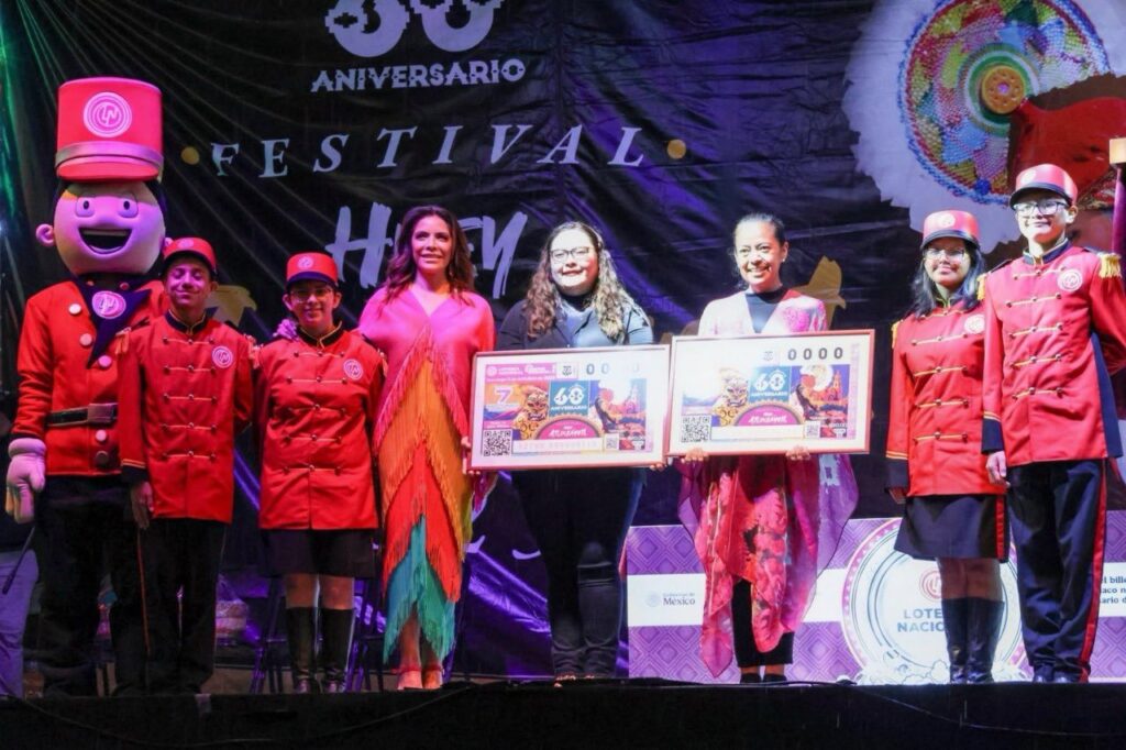 Lotería Nacional dedica billete al 60 aniversario del Festival Huey Atlixcáyotl