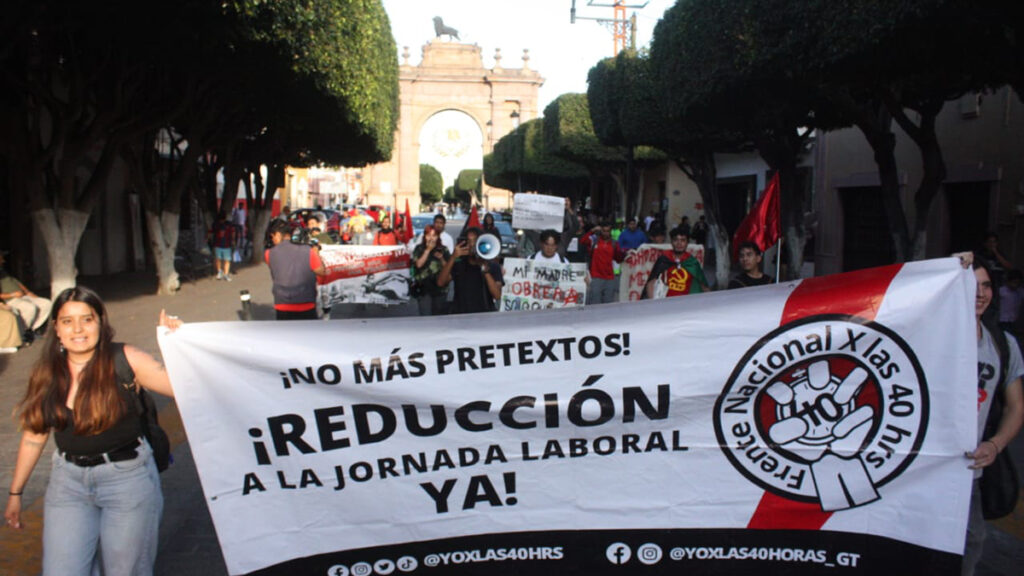 Exigen reducción de jornada laboral a 40 horas