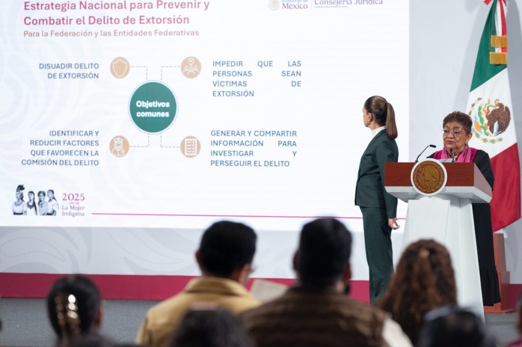 Sheinbaum enviará iniciativa para endurecer penas por extorsión