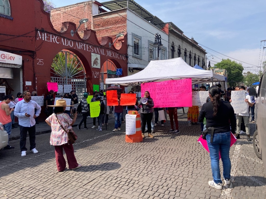 Crece el comercio informal en el centro de Coyoacán