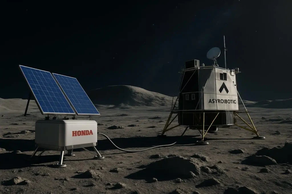Honda y Astrobotic impulsan energía lunar sostenible