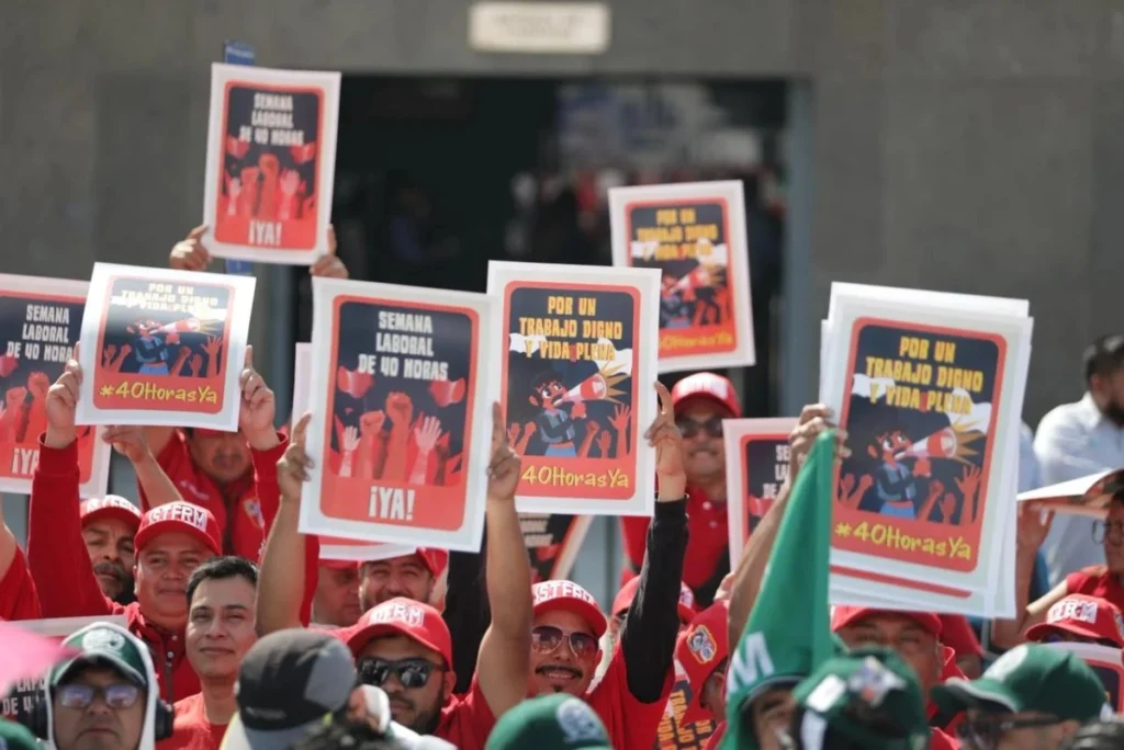 Sindicatos exigen aprobar ya la semana laboral de 40 horas