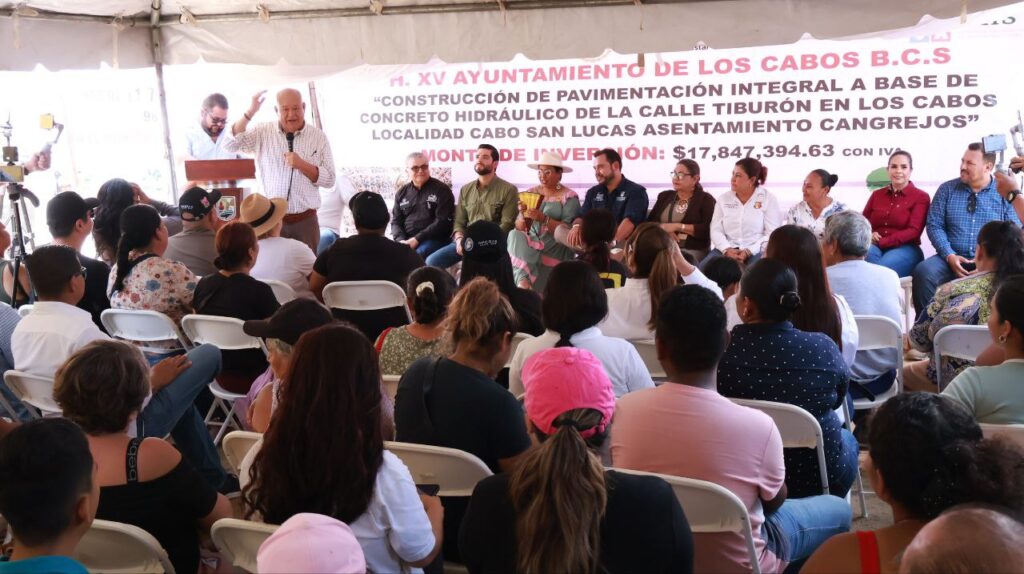 Inician pavimentación y apoyo a vivienda en Los Cabos