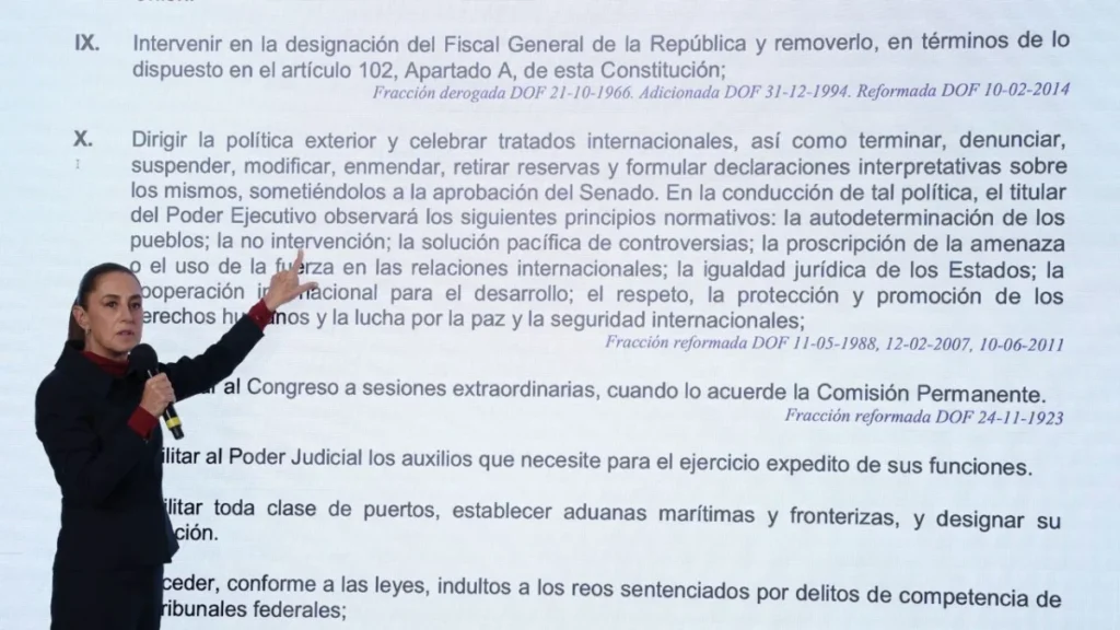 México reitera su política exterior de no intervención: Sheinbaum