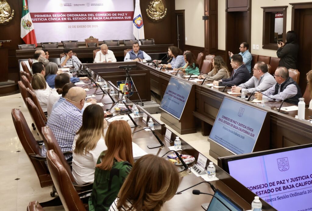 Instalan Consejo de Paz y Justicia Cívica en BCS