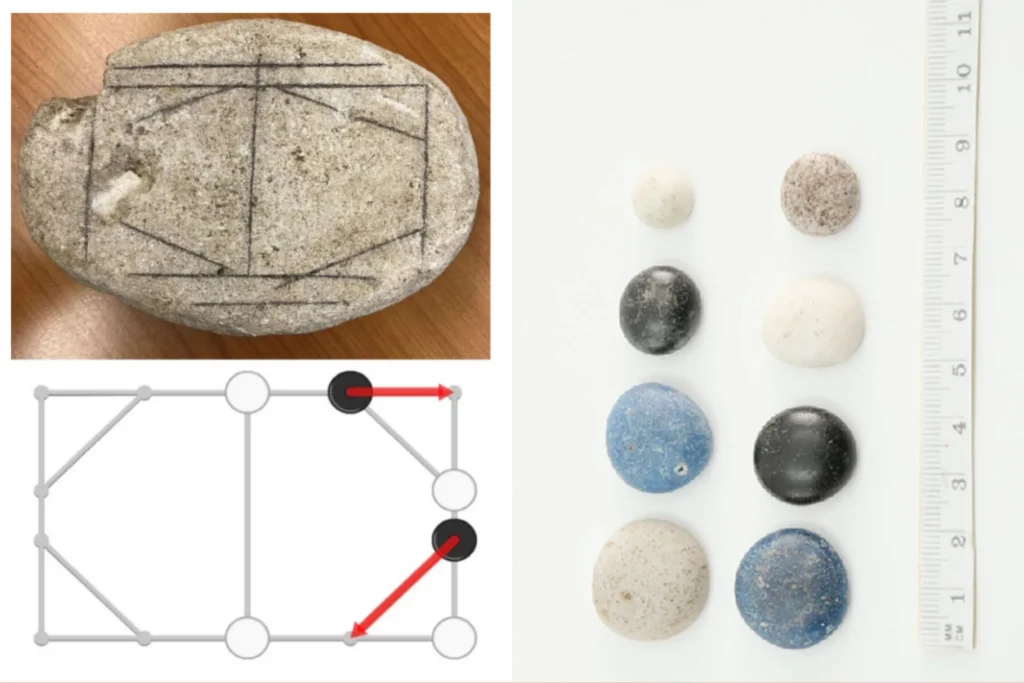 IA descifra antiguo juego romano tallado en piedra