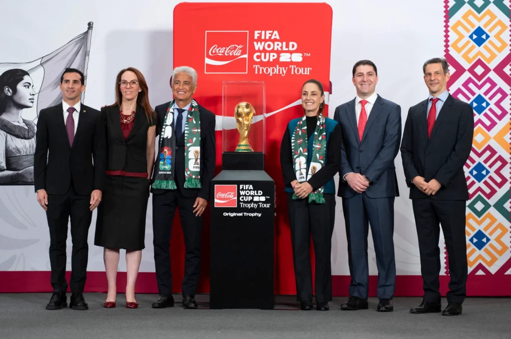Sheinbaum presenta la Copa del Mundial en CDMX