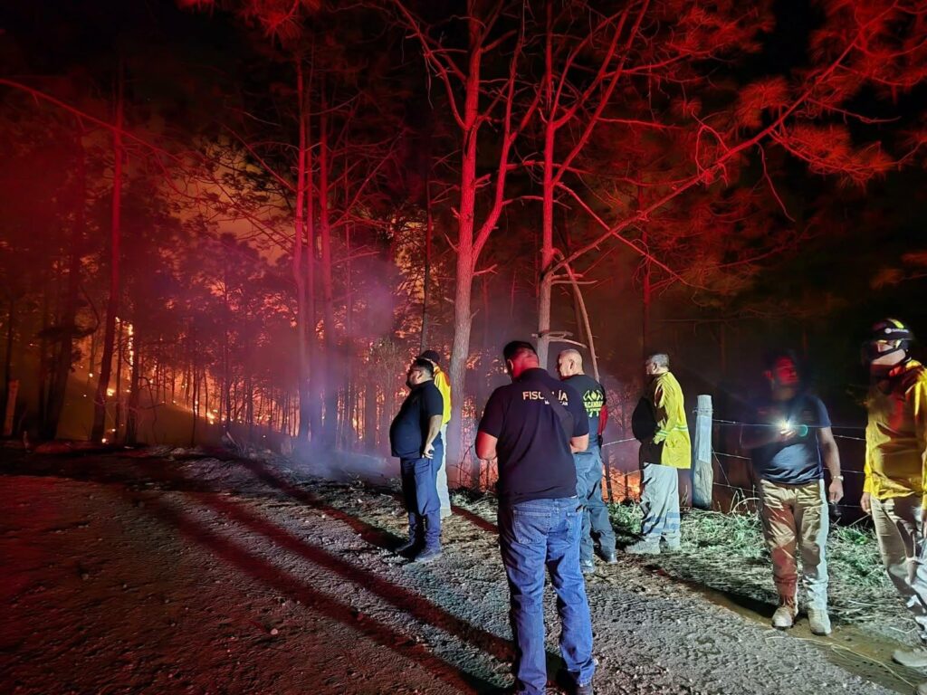 Mueren brigadistas en incendio forestal en Michoacán