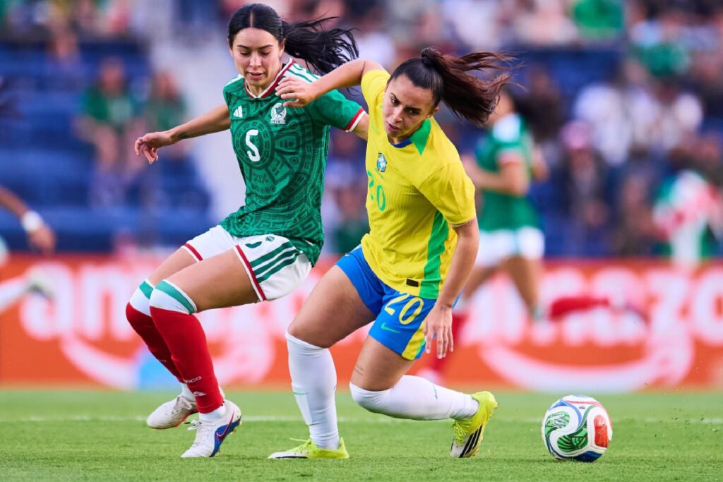 México vence 1-0 a Brasil en amistoso por el Día de la Mujer