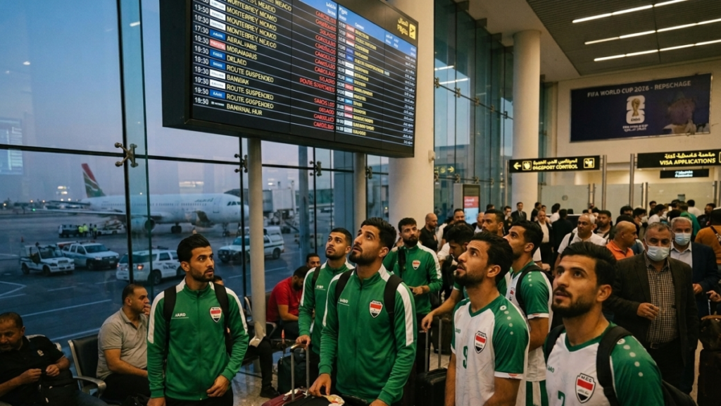 Irak enfrenta problemas de visas para venir al Mundial