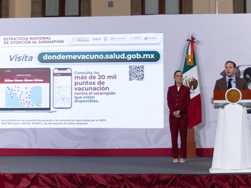 Vacunación reduce casos de sarampión en México