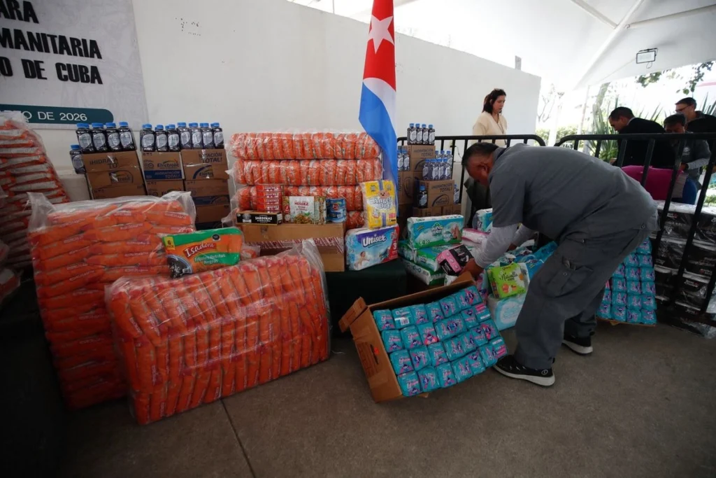 México envía nuevo cargamento de ayuda a Cuba