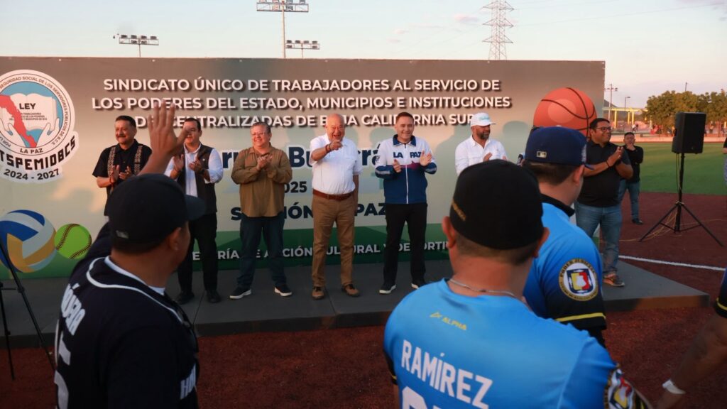 Inician ligas deportivas del SUTSPEMIDBCS en La Paz