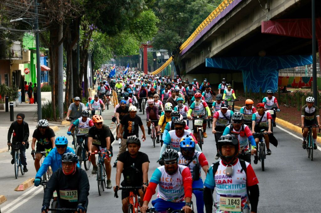 CDMX inaugura Ciclovía Gran Tenochtitlan con rodada