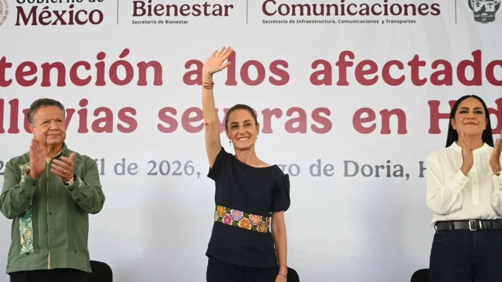 Pobladores de Hidalgo exigen medicinas a Sheinbaum