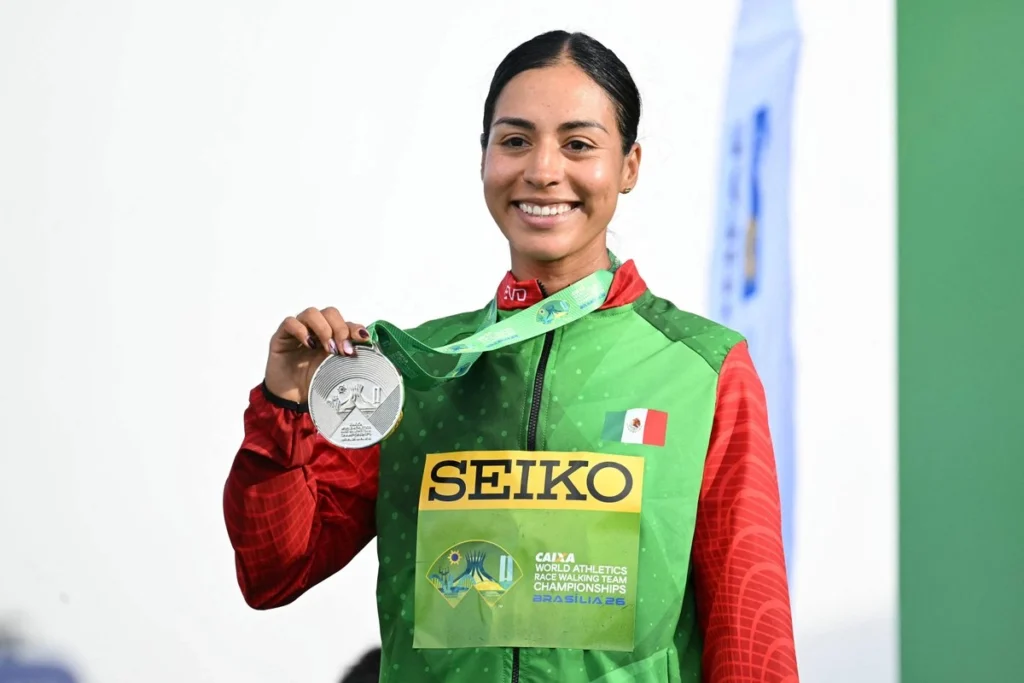 Alejandra Ortega gana plata en Mundial de Marcha