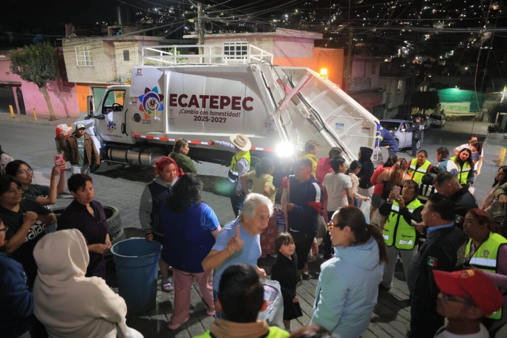 Ecatepec retira más de 7 mil toneladas de basura