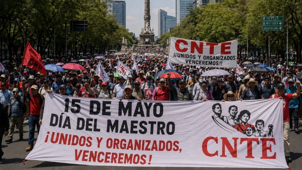 CNTE alista movilizaciones por aumento salarial y pensiones