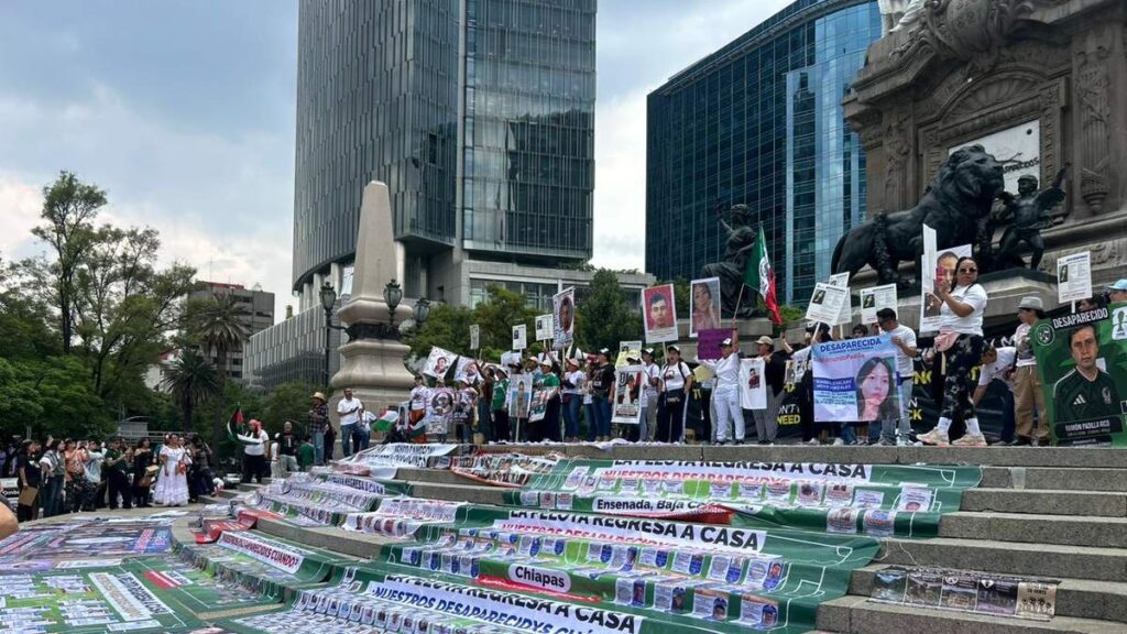 Madres de migrantes exigen justicia durante el Mundial