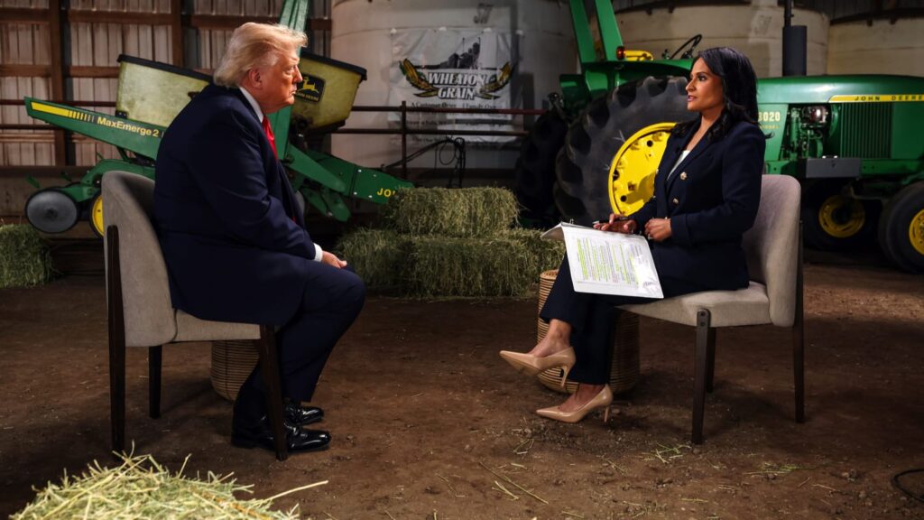 Trump termina entrevista con NBC tras confrontación por elecciones de 2020 y ataque al Capitolio