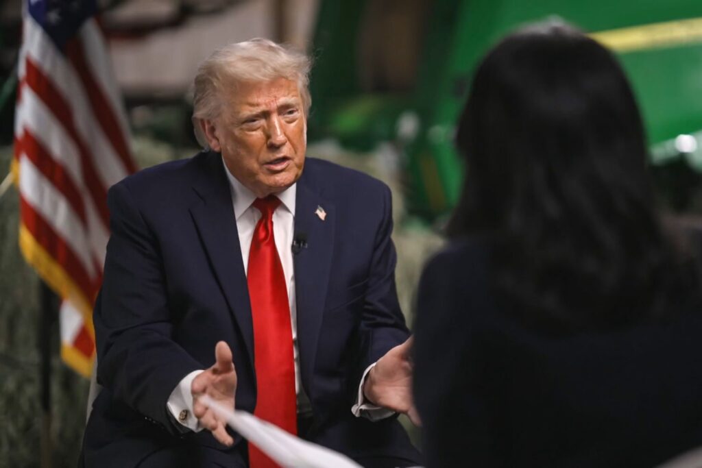 Trump termina entrevista con NBC tras confrontación por elecciones de 2020 y ataque al Capitolio